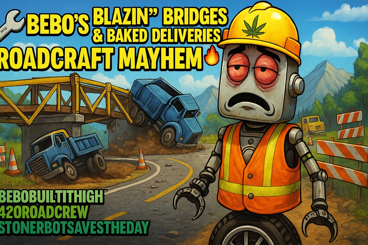 BlazedOutlaw420's tweet image. !STARTING SOON! BEB0’s bootin’ up the dozer n’ spark pluggin’ the green! Grab your stash n’ buckle up—RoadCraft's ‘bout to get hella blazed! 💨🚧🔥
Kick: kick.com/blazedoutlawga…
Twitch:twitch.tv/tinydawg509
YouTube: youtube.com/@BlazedOutlaw
TikTok: tiktok.com/@blazedoutlaw4…