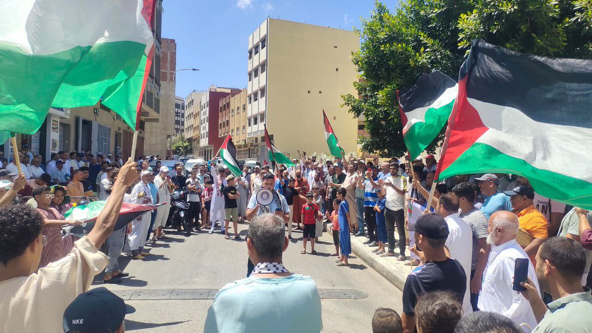 h_bennajeh's tweet image. 🔴 للأسبوع ال86 على التوالي، الشعب المغربي يخرج في فعاليات جمعة طوفان الأقصى رفضا للتقتيل والتجويع بغزة العزة من تنظيم الهيئة المغربية لنصرة قضايا الأمة التي انخرطت في الدعم والإسناد منذ بداية معركة طوفان الأقصى ولا زالت مستمرة