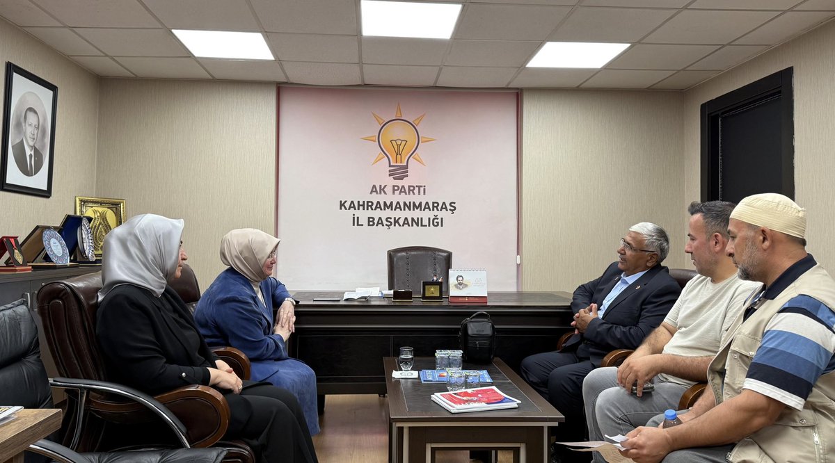 📍AK Parti İl Başkanlığı

Milletvekilimiz Dr.Tuba Köksal, İl Başkanlığımızda Vatandaşlarımızın taleplerini dinleyip çözüm için istişarede bulundular.

#AKParti
#TürkiyeYüzyılı
#Kahramanmaraş 🇹🇷