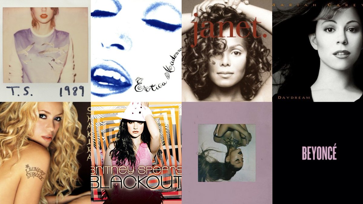 bodyguardsoty's tweet image. Category is... best fifth studio albums by female artists