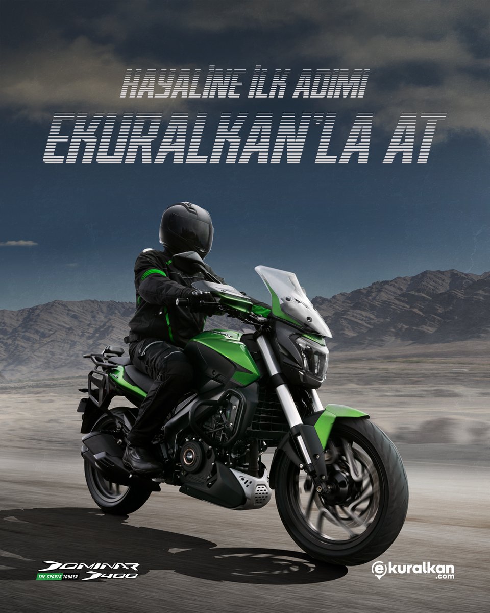 Yola sağlam çıkmanın adı Dominar, adresi ekuralkan. 😎

#kuralkan #ekuralkan #motor #motosiklet #bajaj #bajajmotorturkiye