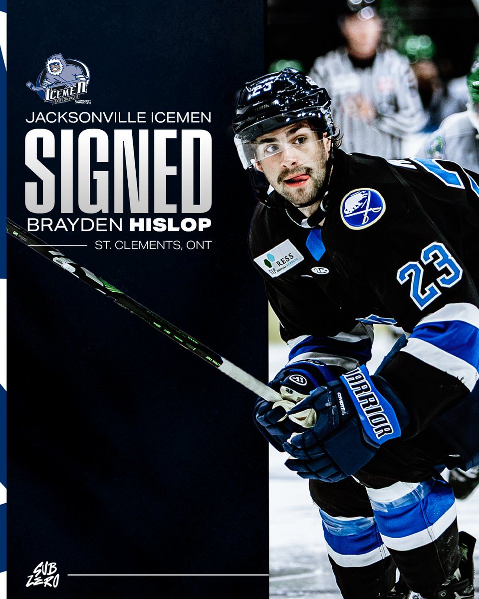 JaxIcemen's tweet image. Icemen Bolster Blue Line with the Return of Brayden Hislop 🏒
-
Read More | bit.ly/455mpTc
