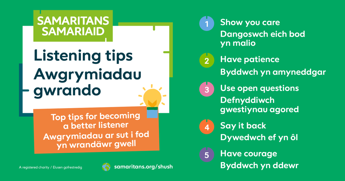 SamaritansCymru's tweet image. Diolch i bawb a ddaeth i&apos;n gweld ni yn Sioe Frenhinol Cymru. Rydyn ni’n gobeithio eich bod wedi dysgu rhai sgiliau newydd i’ch helpu i fod yn wrandäwr gwell.
#RWS2025 #GwrandäwrGwell #AgorLanGwrando
