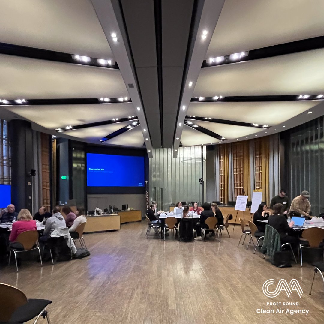 pscleanair's tweet image. Your voice matters! This spring we held workshops across the region for input on air pollution & climate change. The feedback we received is informing our Comprehensive Climate Action Plan. Follow us for any upcoming chances to share your opinion too.