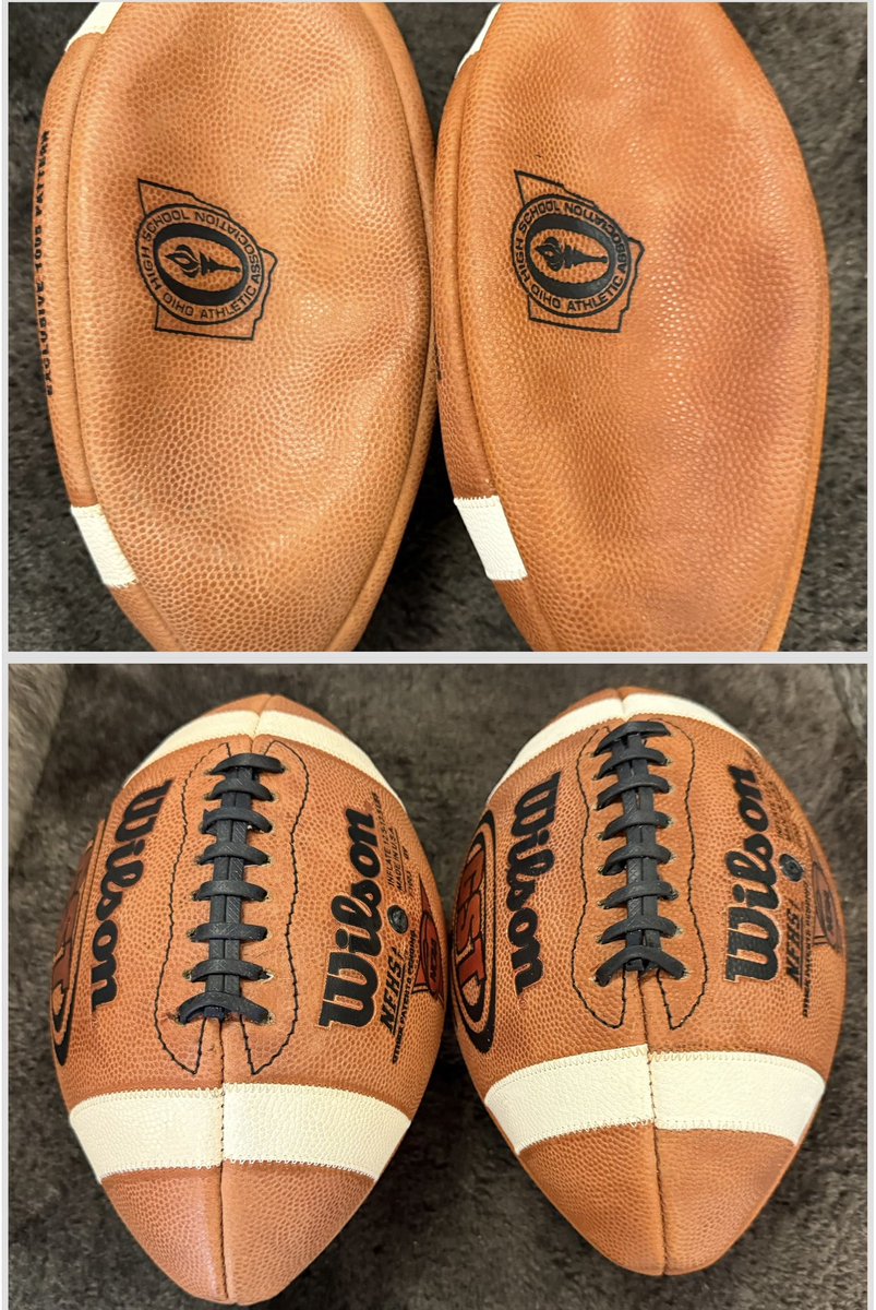 Coachsedfb's tweet image. 2 footballs repaired for Coach @LanceSchneide10 of @AlterHSFootball in Kettering, OH.  If you need this service, contact me.
CoachSedFBRepair.com