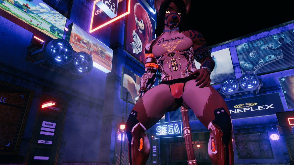 Keyy_DJAnomaly's tweet photo. I'll be your joytoy for the evening... 🍆 🍑 

#cyberpunk #switchtop
#furrynsfw #malemode 
#cyberpunkjoytoy https://t.co/wS1P2mQkOy