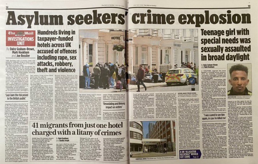 As of now I am going to stop paying my council tax. Wherever that leads me, well, that’s where I’m going. 

I cannot go on any longer watching my hard earned money being spent on migrant hotels and all the trimmings while my kids have to effectively apologise for being British