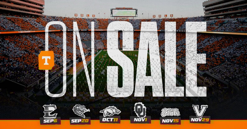 Volquest_On3's tweet image. Tennessee Football announces limited single-game tickets now on sale
🔗on3.com/teams/tennesse…