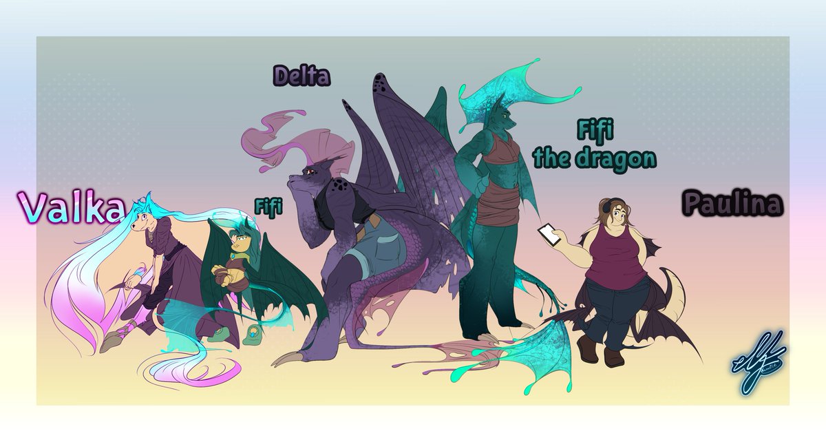 NocnaFifi's tweet image. Opening QnA! Rules are written in the last photo