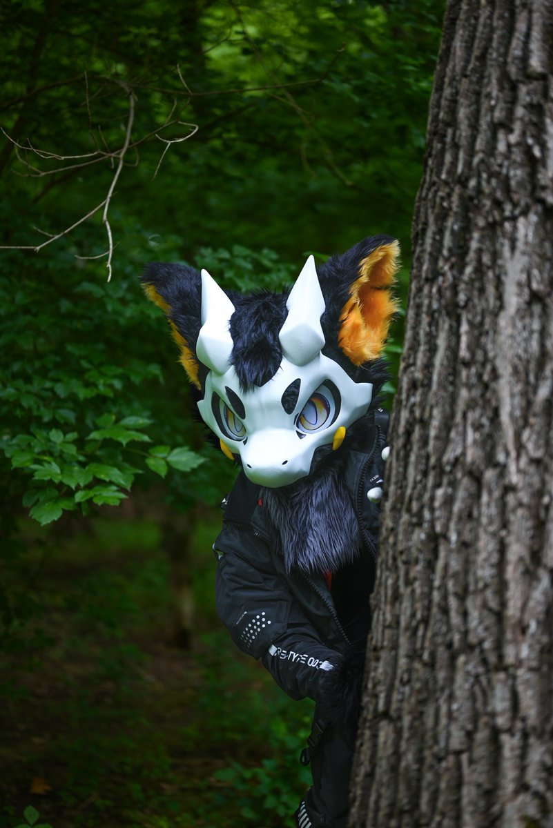 QDHfur's tweet image. Stealth mode: activated. 🐾🌲
📸：@Future_Terminal 
#FursuitFriday