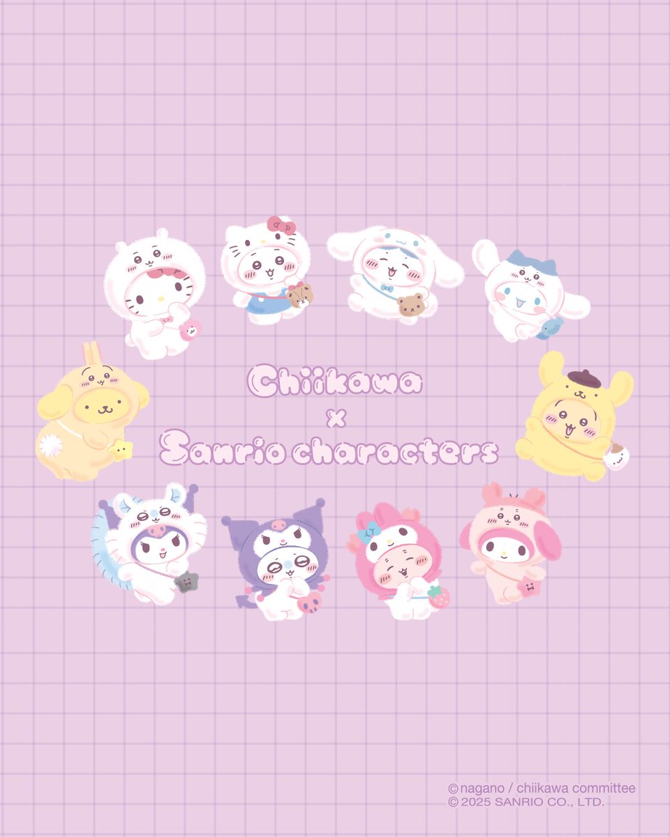 hellokitty's tweet image. Two cute worlds collide in our latest character crossover! Shop the Chiikawa x Hello Kitty and Friends collection now: bit.ly/471xNlw