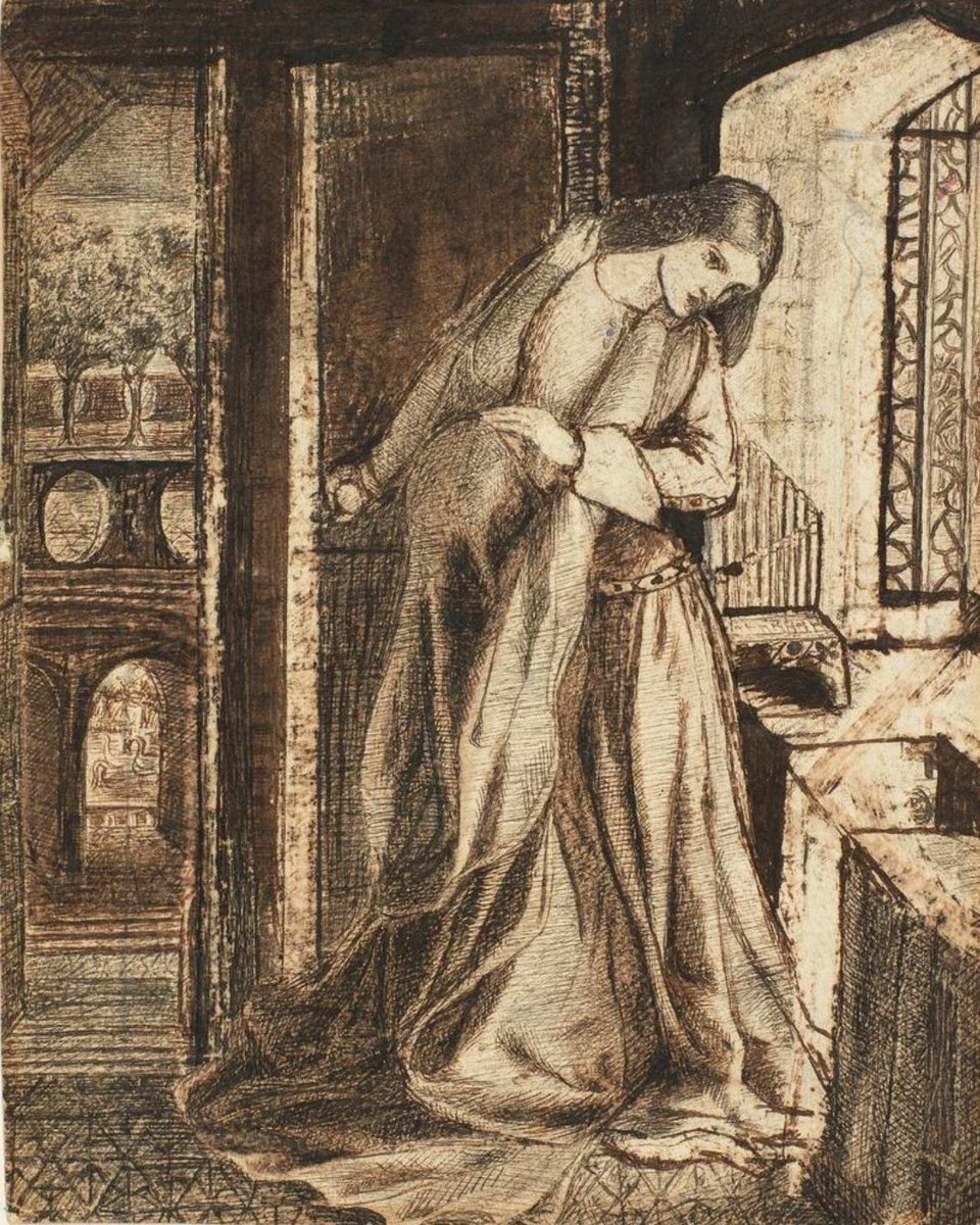 ✨#BOTD: British artist, model and poet Elizabeth Siddal 

🔥With her long red hair, she became the face of the Pre-Raphaelite movement. 

Born on this day in 1829, Siddal also painted &amp; wrote poetry. In 1857, she was the only woman to exhibit at a Pre-Raphaelite group show.