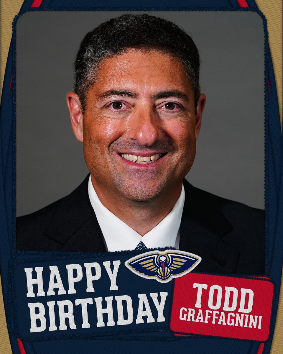 Happy Birthday to Pelicans radio voice <a href="/NTGraff/">Todd Graffagnini</a>! 🎂