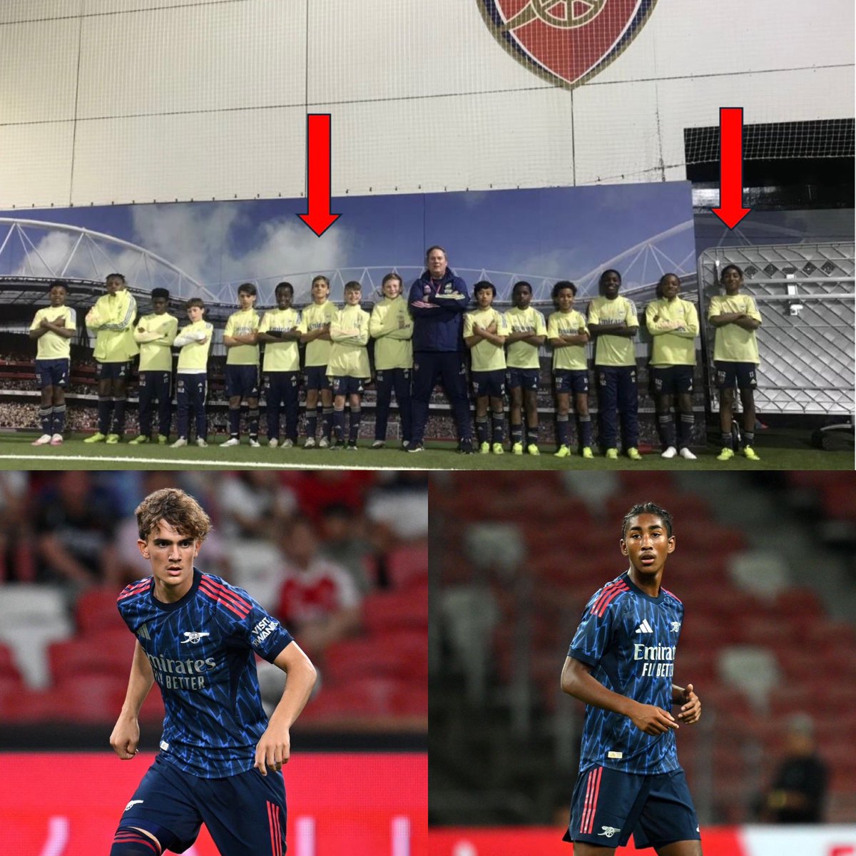 DeasunO's tweet image. This week Max Dowman (15) &amp;amp; Marli Salmon (15) featured for Arsenal v AC Milan in pre season. Four years ago I was lucky enough to work with them and the rest of the U12 squad over covid. Long term athletic development in action. I look forward to watching that squads progress.