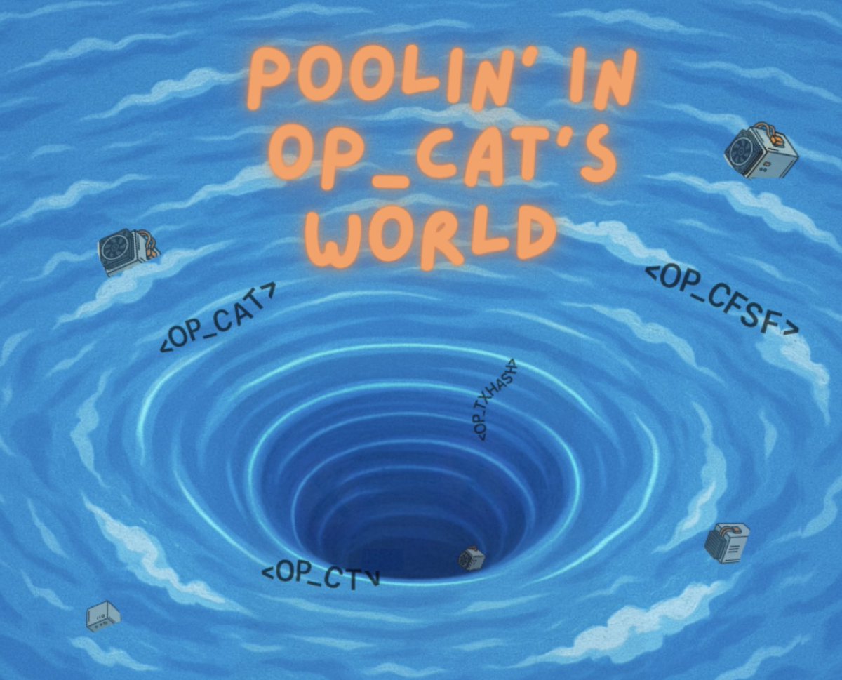 For over a year, I've been wondering -  can we improve Bitcoin's settlement assurances and stabilize Nakamoto consensus? 

And how will new opcodes and new fees impact miner economics and, more critically, network stability?

We explore this and more in Pooling in OP_CAT's World