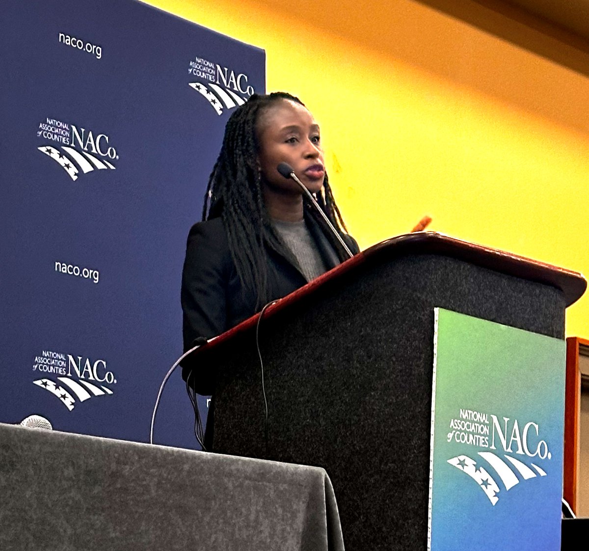 TheHAVI's tweet image. Earlier this month, Dr. Ruth Abaya, Sr. Dir. of Health Systems & #CVI Integration @thehavi gave the keynote at the Health & Wellness Forum during #NACoAnn. She shared key insights on what county leaders need to know about health care & improving health outcomes. @NACoTweets
