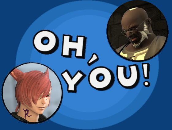 sugarfreecube's tweet image. Whenever the topic of G'raha comes up with Rammbroes, I just picture this happening every single time.