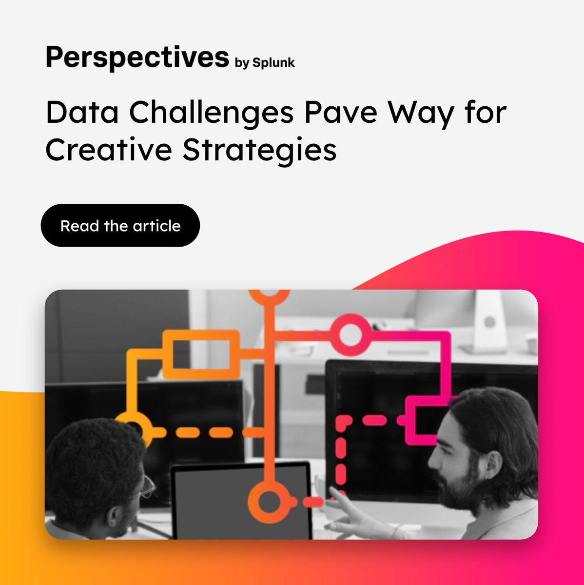 splunk's tweet image. Massive amounts of data are driving up costs and creating blind spots. 🫣
The key to turning things around? Leverage AI to streamline data management, boost quality, and provide clearer insights. Discover how on Perspectives by Splunk: splk.it/4507nxV