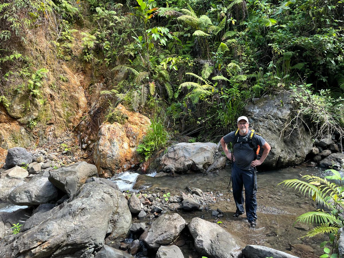 CEO John Florek investigating mineralized outcrop at Kuma property during a recent site visit

The 100% owned Kuma Property spans 45 km² and hosts a drill-ready porphyry target with the potential for a large-scale system.

$SCU.C #SolomonIslands #copper #gold