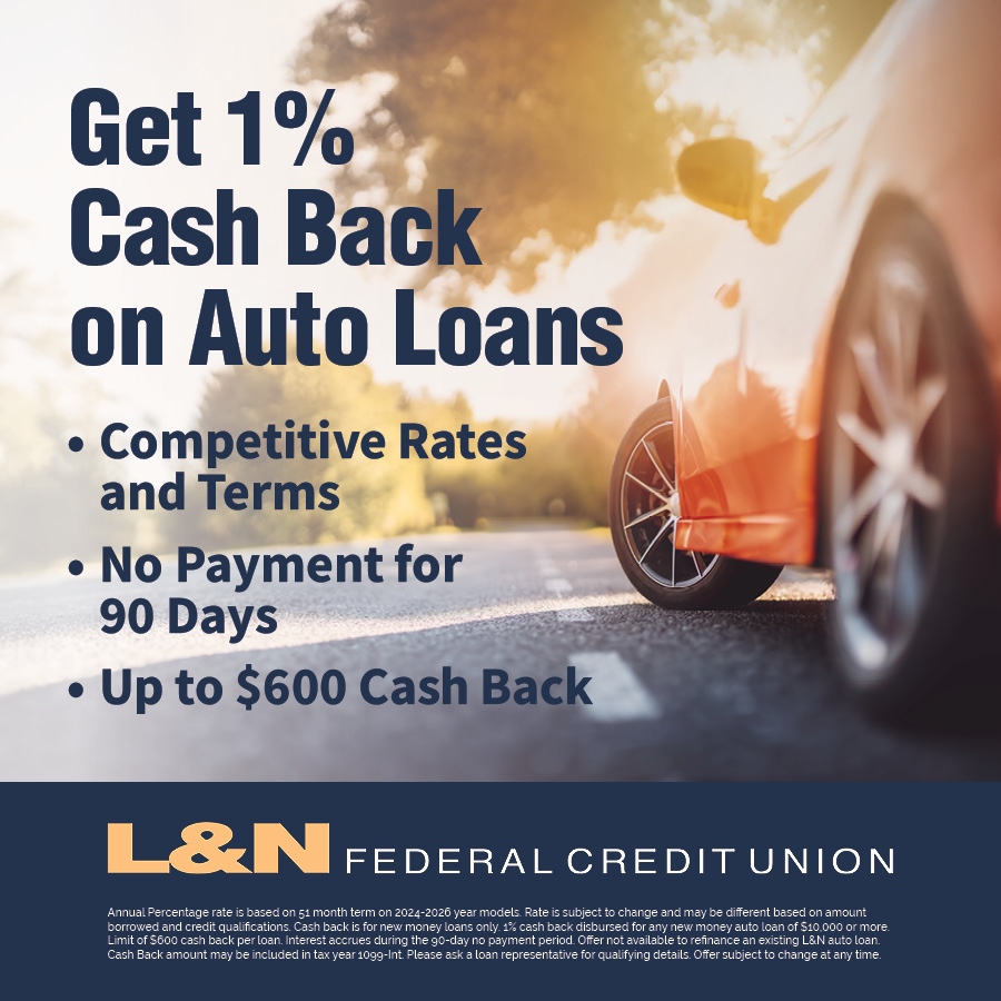 Learn more or apply at: LNFCU.com/personal/auto-…