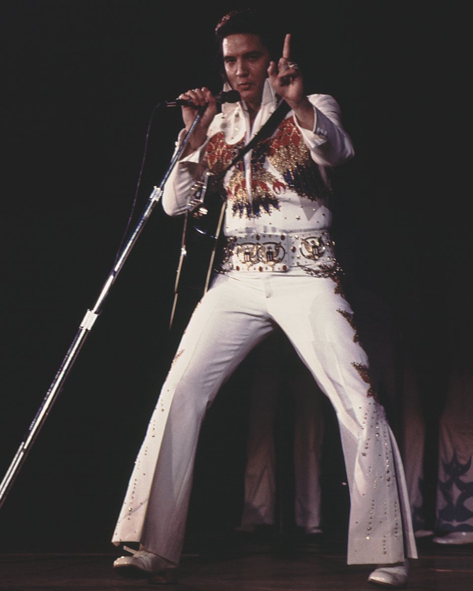 Elvis didn’t care about fitting in, he wanted to stand out. His imagine came to life in the form of his style.

#ElvisPresley #Icon #Jumpsuit #Fashion #Style