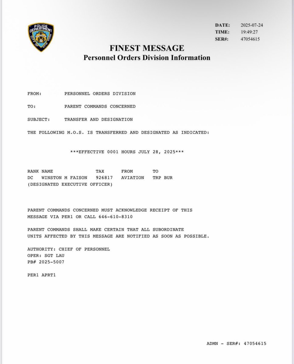 vy8kvb25p5's tweet image. As I previously reported, Deputy Chief Winston Faison, the former Commanding Officer of the Aviation Unit, encountered an incident while piloting a helicopter when a rock struck the rotor. Unfortunately, this incident was not reported to the FAA, and when investigators arrived to…