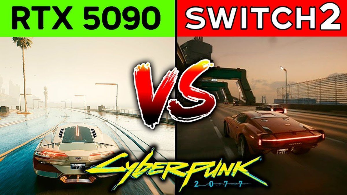 nintenleaks's tweet image. Comparativa gráfica de CYBERPUNK 2077 en SWITCH 2 y MAX SETTINGS en PC
➡️ youtu.be/Ls7uLkzmpl8