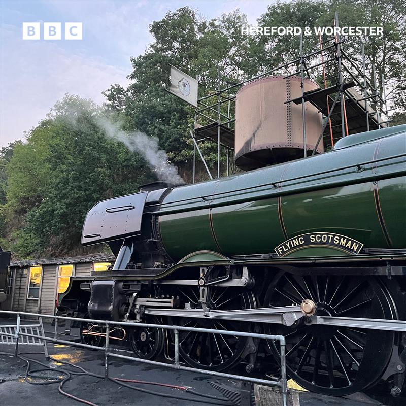 bbchw's tweet image. All aboard Flying Scotsman as Severn Valley Railway heritage line reopens. 馃殏
#steamtrain #flyingscotsman #severnvalleyrailway