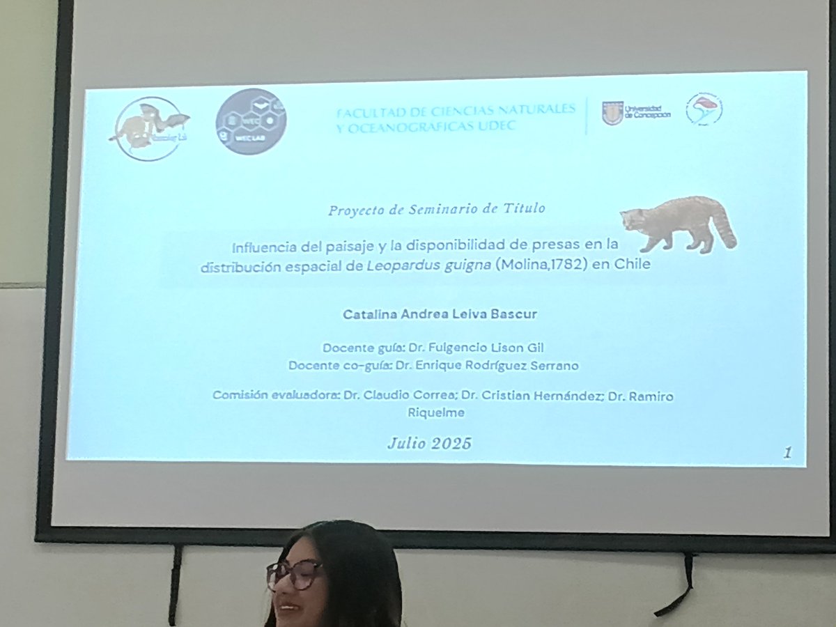 Fulgencio Lisón (@fulgenlison) on Twitter photo Defensa Proyecto de Título de Catalina Leiva...se vienen cosas de güinitas 🐱 <a href="/NaturaUdec/">Natura Udec</a> <a href="/LabWec/">WEC Lab</a> <a href="/UdecZoologia/">Zoologia_UdeC</a> Defensa Proyecto de Título de Catalina Leiva...se vienen cosas de güinitas 🐱 <a href="/NaturaUdec/">Natura Udec</a> <a href="/LabWec/">WEC Lab</a> <a href="/UdecZoologia/">Zoologia_UdeC</a>