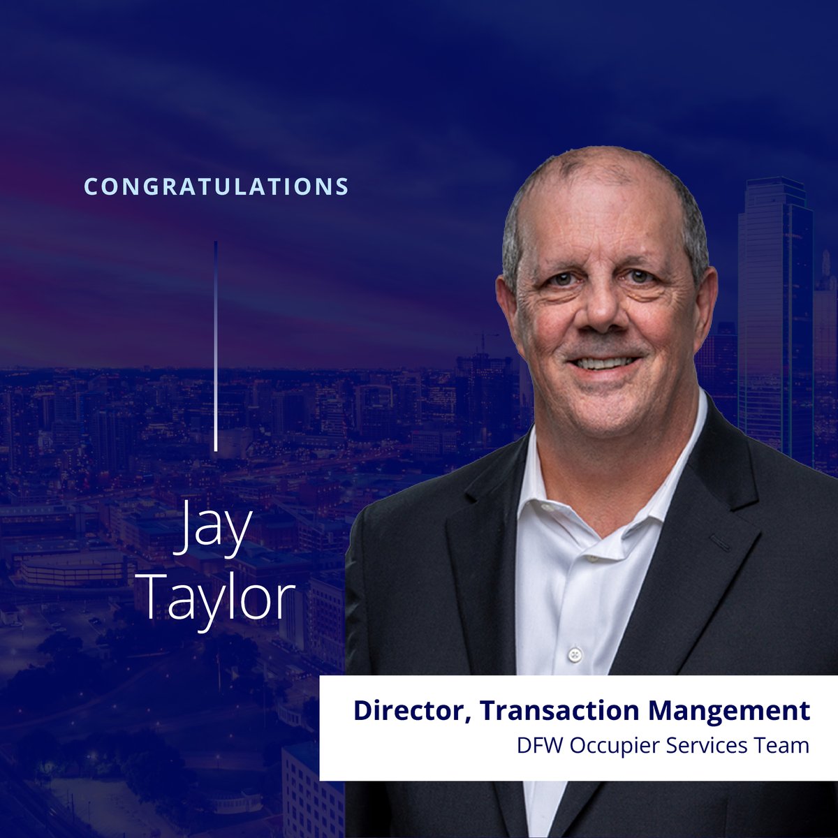 Big congratulations to Jay Taylor on his promotion to Director, Transaction Management! As a core member of the Wolfpack team, Jay consistently goes above and beyond—delivering exceptional results for clients and making a lasting impact on our team and the Colliers platform.