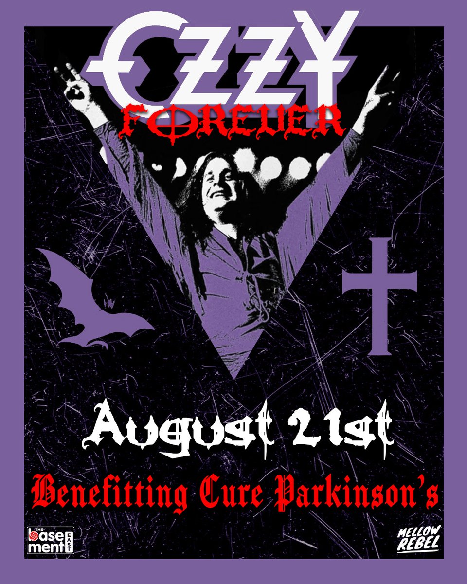 NEW SHOW! Ozzy Forever: Celebrating the Prince of Darkness - A Benefit for Cure Parkinson. 
Ozzy means a lot to our staff and we want to do our part to support a cause that he lifted up so much in his final days. Please join us.
Tickets are on sale now! bit.ly/4m8XdBU