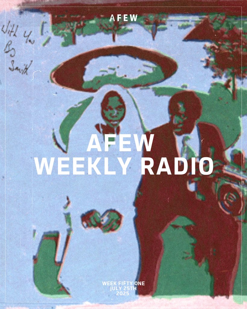 AFEWSTORE's tweet image. Silky vocals, smooth flows, and late-night energy.
This week’s Weekly Radio features fresh drops from Jorja Smith, Daniel Caesar, Zackavelli &amp;amp; more.
Tune in and let the weekend begin. 🎶

#WeeklyRadio #afewstore #NowPlaying #NewMusicFridays