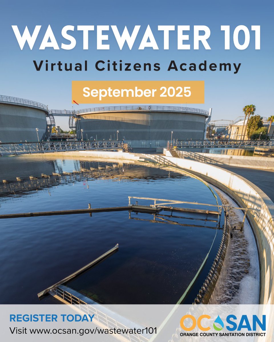 What do an engineer, scientist, and operator have in common? 

They're all ready to teach YOU about wastewater at our virtual Wastewater 101 Citizens Academy. Grab your spot at ocsan.gov/wastewater101 💧👷‍♂️🔬👨‍🔧