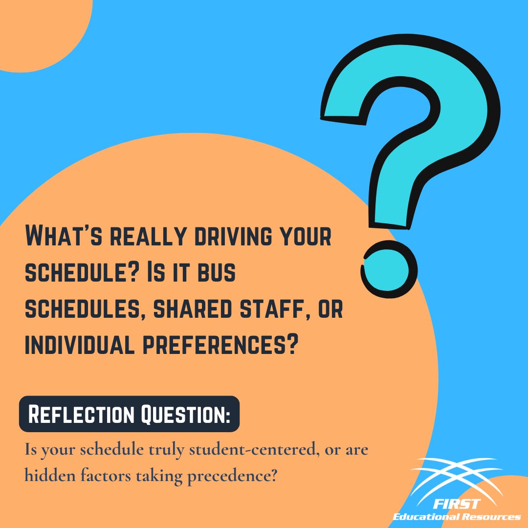 Your schedule reveals your values.
If student learning is your priority, your schedule should show it.
Time is your most powerful tool—use it with intention.
#SchoolLeadership #InstructionalTime #StudentCentered #FIRSTEd #SchedulingMatters