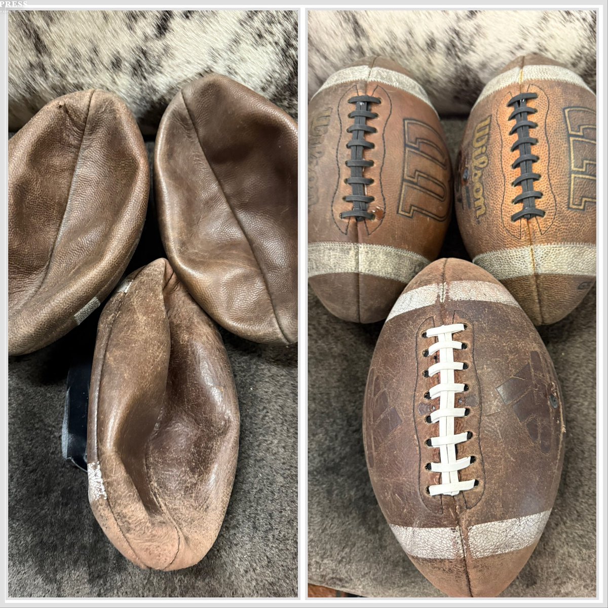 Coachsedfb's tweet image. 3 footballs repaired for @ryderscarlett22,a highly rated kicker for @ManogueFB in Reno, NV.  If you need this service, contact me.
CoachSedFBRepair.com
