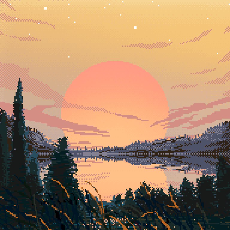 Sunset retrowave landscapes on Solana <a href="/solsunsets/">Suns Saga 🪐</a>
