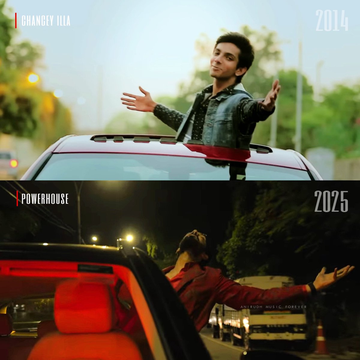 We have a 11 Years Challenge here?👀😎

Stream #Powerhouse from #Coolie
open.spotify.com/album/3svQjZx5…

<a href="/anirudhofficial/">Anirudh Ravichander</a>