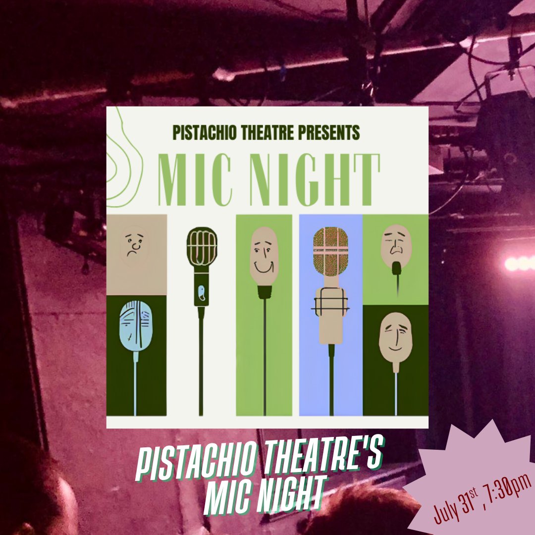 draytonarmsSW5's tweet image. Pistachio Theatre's Mic Night
An evening of Nutty Tales!
Pistachio Theatre presents a show filled with poetry, stand-up, storytelling and more - the evening is sure to bring people together for a good laugh.
July 31
🎟 f.mtr.cool/bveqioragq