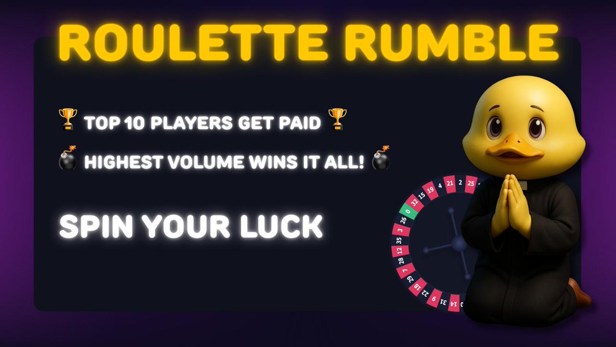 🚨 ROULETTE RUMBLE IS LIVE! 🚨

💥 Wanna grab a slice of MILLIONS in BET? It’s GO TIME!
All that matters is HOW MUCH YOU SPIN – volume is king 👑

More details: t.me/betfin_officia…