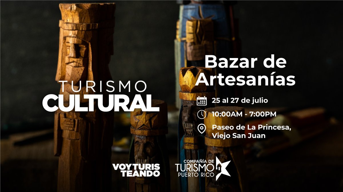 Voy Turisteando (@voyturisteando) on Twitter photo ¡Conoce el arte boricua en cada rincón del Bazar! 🧶
Apoya lo local, conéctate con nuestra cultura y llévate un recuerdo único. ✨
<a href="/CTPuertoRico/">Puerto Rico Tourism Company</a> ¡Conoce el arte boricua en cada rincón del Bazar! 🧶
Apoya lo local, conéctate con nuestra cultura y llévate un recuerdo único. ✨
<a href="/CTPuertoRico/">Puerto Rico Tourism Company</a>