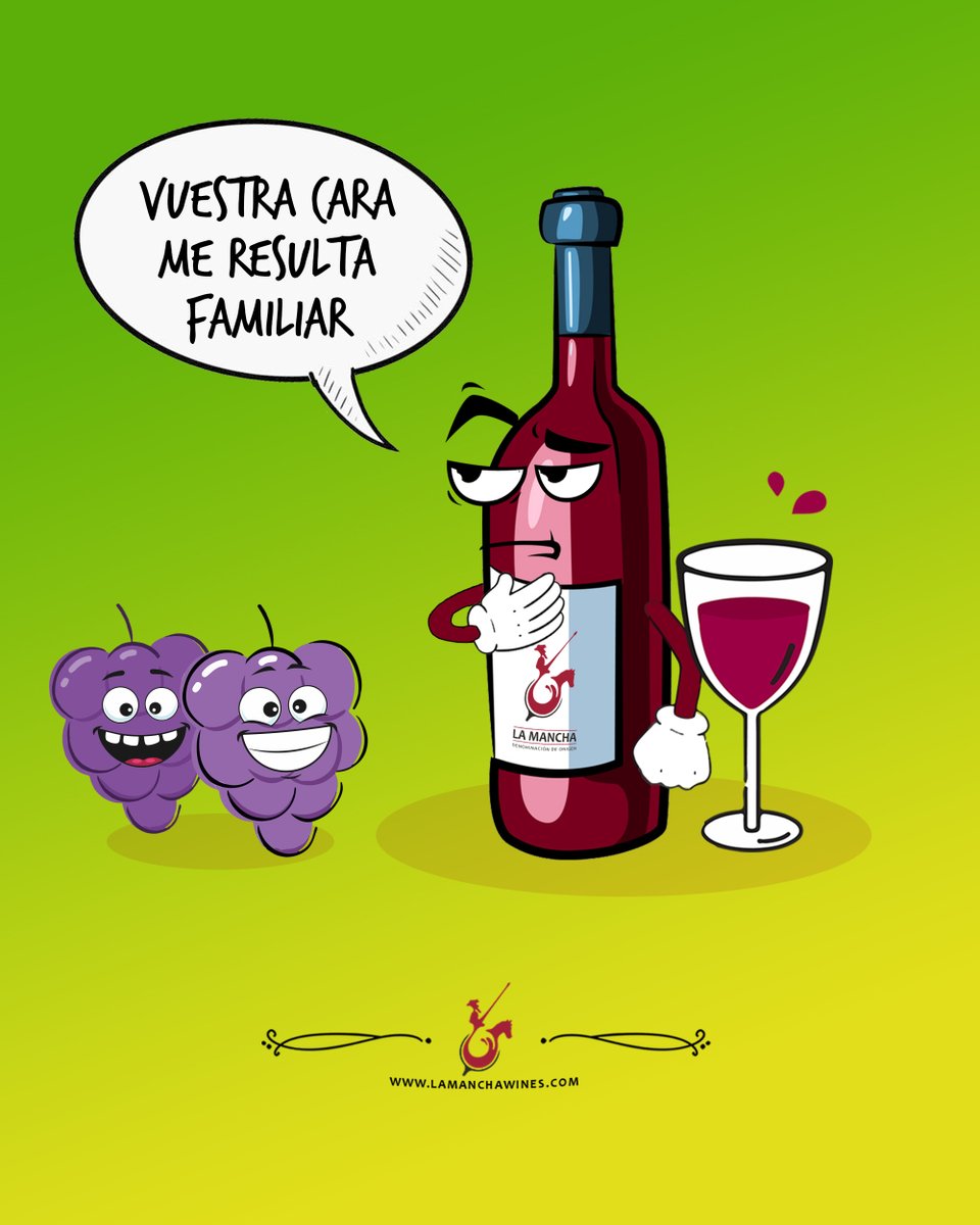 Alguna vez os ha pasado que os suena la cara de alguien y no sabéis de qué... 🤣
.
#vinodelamancha #DOLaMancha #vinosdecalidad #winelover #denominacióndeorigen #vinoyhumor #verano