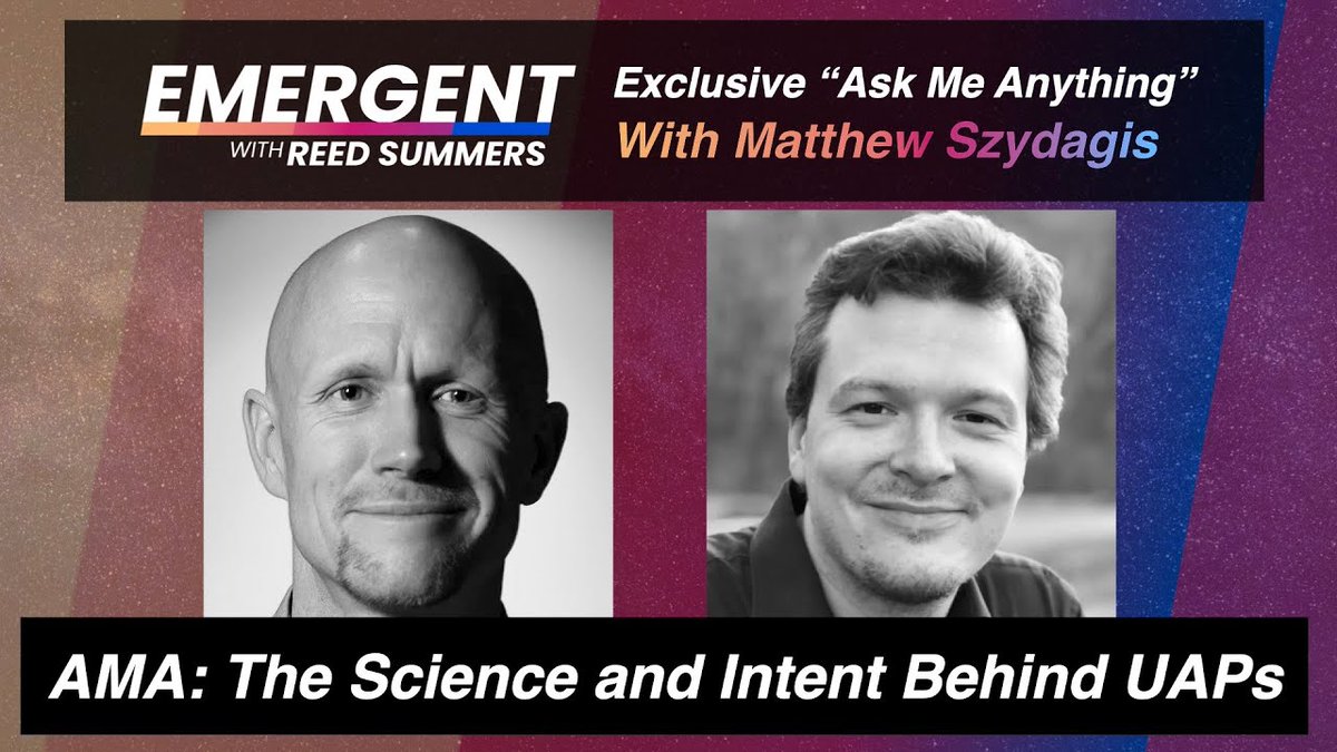 EmergentPodcast's tweet image. 🔴 TONIGHT! Don't miss our live AMA with physicist Dr. Matthew Szydagis at 8 PM EST
youtu.be/DXBT7Pf9IBk
We'll discuss the AATIP revelations, exoplanet discoveries, and the "art part" meta-material. This is your chance to ask him anything.
Watch live on our YouTube channel!