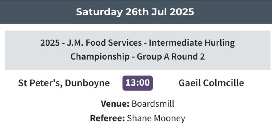 St. Peter's Dunboyne GAA tweet media
