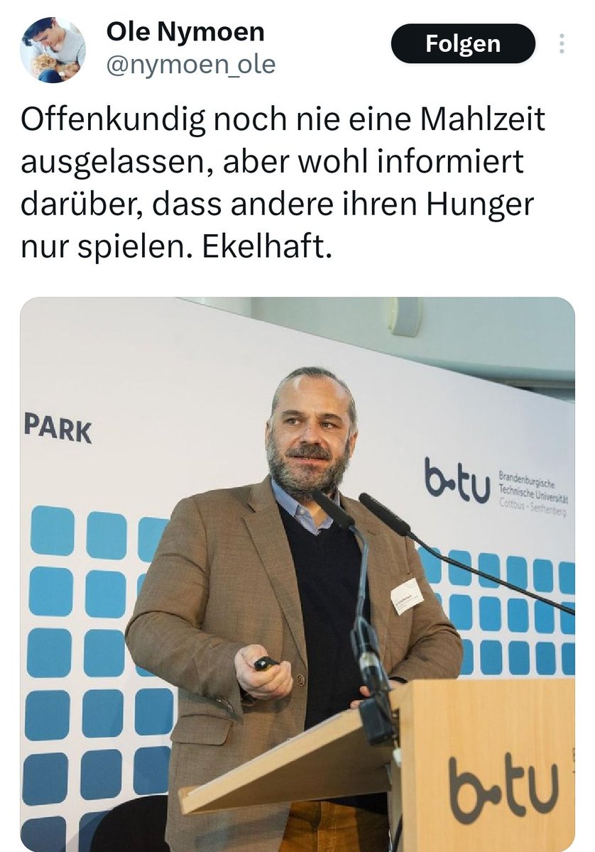 blauer_gamer's tweet image. Ole Nymoen betreibt Fatshaming. Als "relativ klassischer Internationalist" ist er woken Denkverboten gegenüber immun.