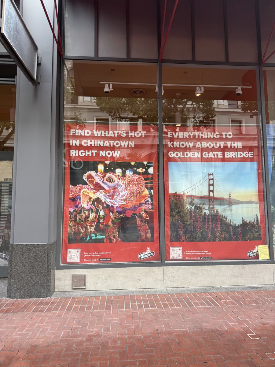 NICKWATTS__'s tweet image. My quarterly downtown San Francisco retail check in, they finally got Walgreens and Saks to leave.
I love the “visit sf!” ads the city pays for to make the empty buildings appear less cavernous, like a North Korean grocery store.
NYC, don’t laugh too hard because you’re next!