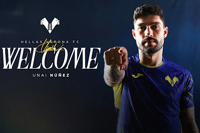 AllTransfersWW's tweet image. 🚨 Hellas Verona loans Unai Núñez!
◉ 28yo 🇪🇸 CB | Loan + €5m option from #CeltaVigo
◉ Spain international (1 cap) | 2024 Europa League semifinalist with Athletic Club
#UnaiNúñez #HellasVerona #SerieA #Transfers
📷 @HellasVeronaFC