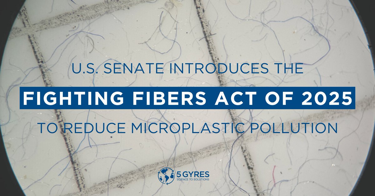 🚨 BREAKING: <a href="/SenJeffMerkley/">Senator Jeff Merkley</a> (OR) and Rep <a href="/MikeLevin/">Mike Levin</a> (CA-49) introduced legislation to require a microfiber filtration system on new washing machines in the U.S. by 2030.

A single load of laundry can release up to 18 million #microfibers, but filters are a proven solution.