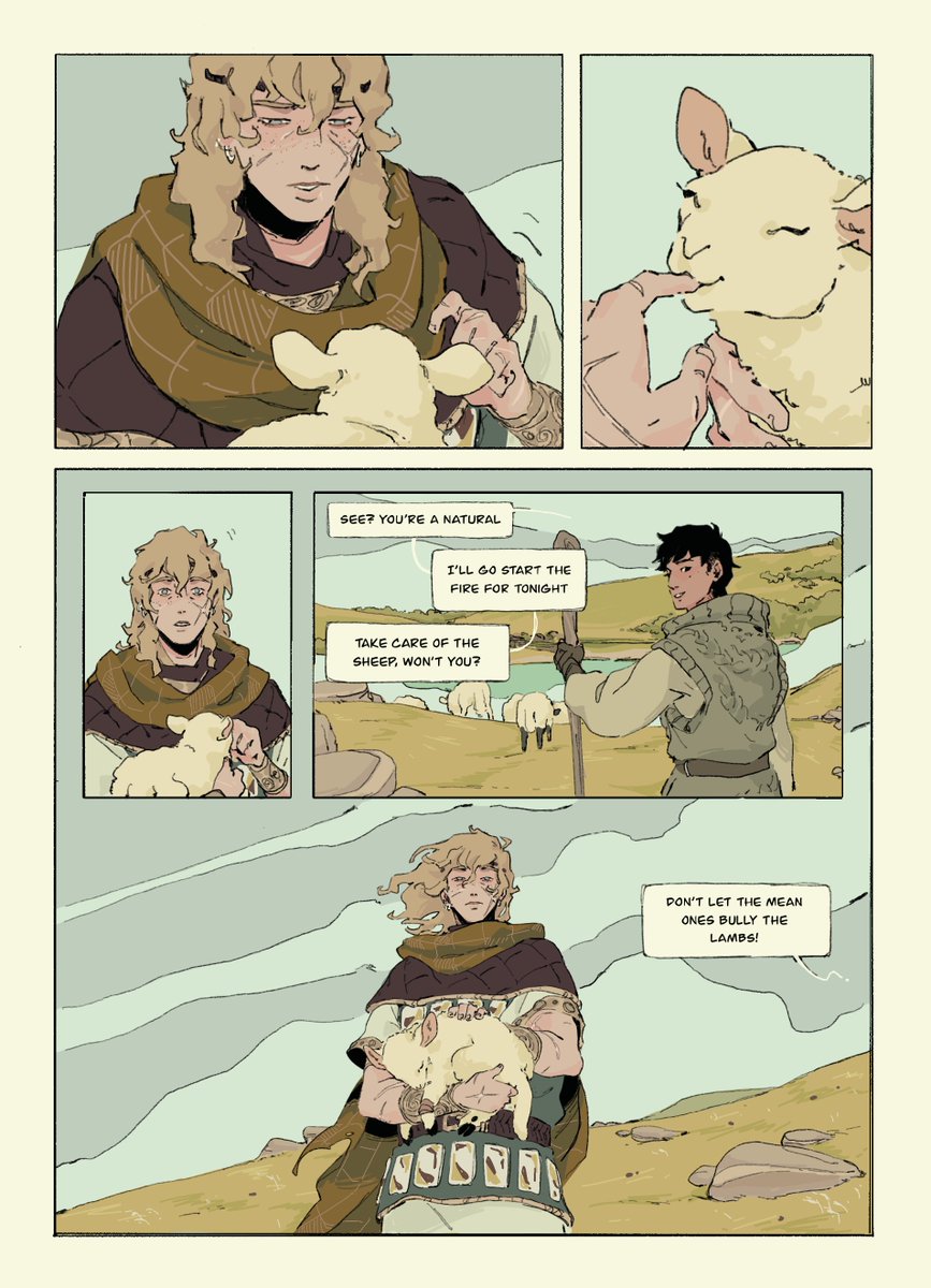 The warrior and the shepherd #originalcharacter