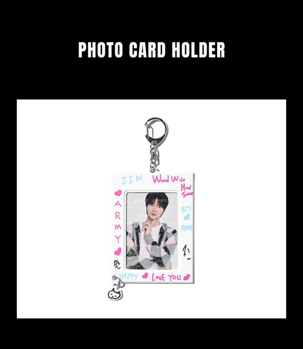 アイドル Runseokjin photo card holder BTS JIN - Magnetic Card Holder RUNSEOKJIN_EP. TOUR MD