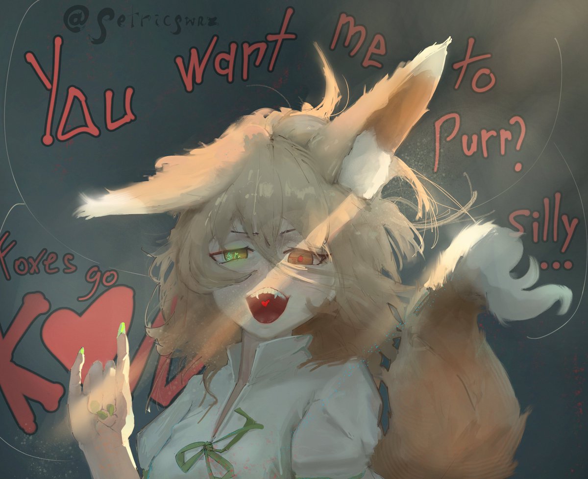 petricpwnz's tweet image. Smug fox for fox day
#7月25日は典の日